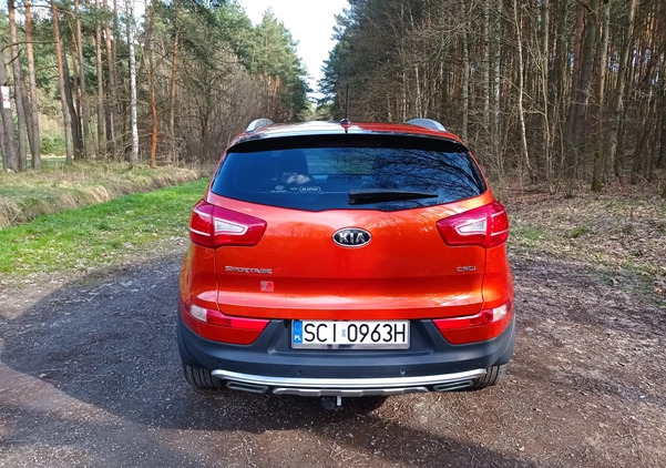 Kia Sportage cena 53500 przebieg: 166500, rok produkcji 2011 z Zawiercie małe 781